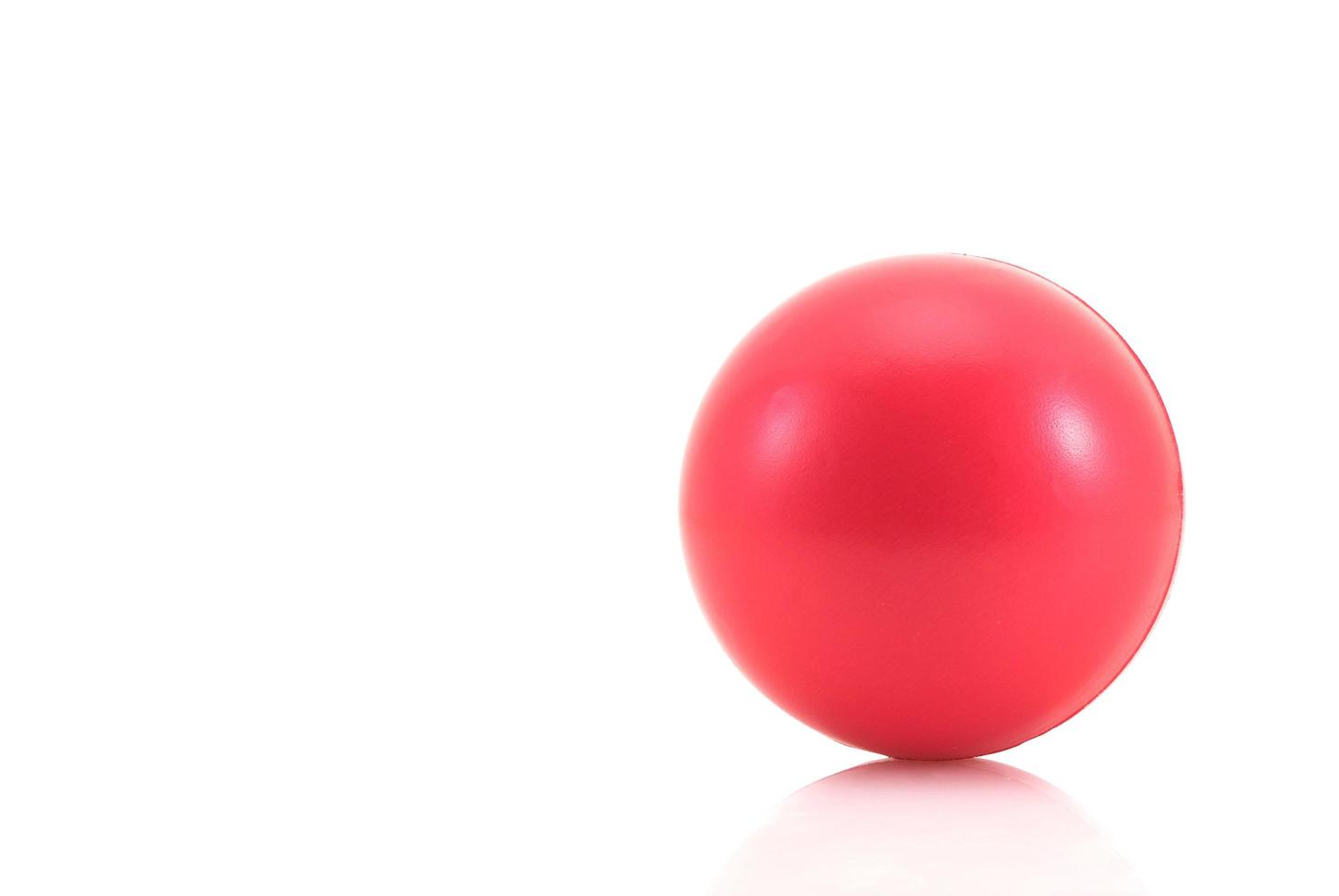 stress ball on white background photo