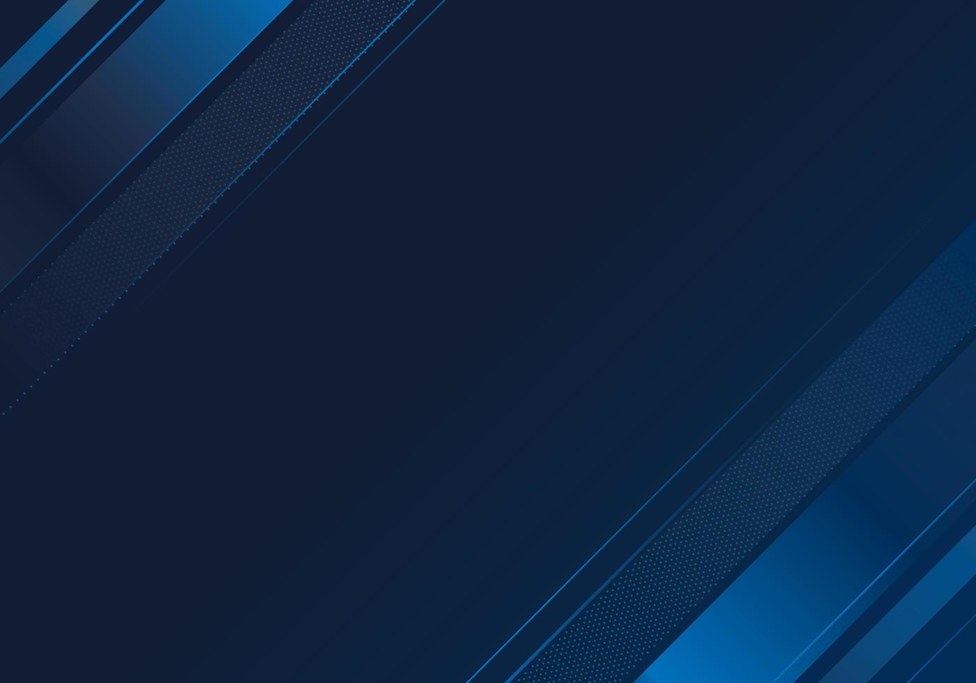 Modern dark blue geometric diagonal gradient background photo