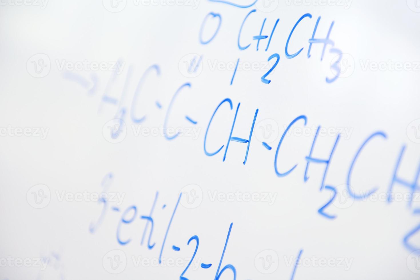 estructura de la molécula química en jabalí blanco foto