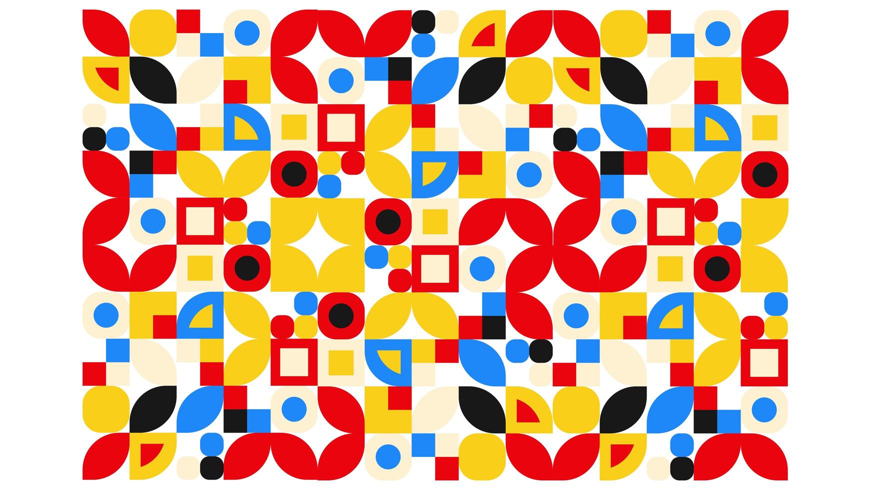abstract background using geometric patterns with full color photo