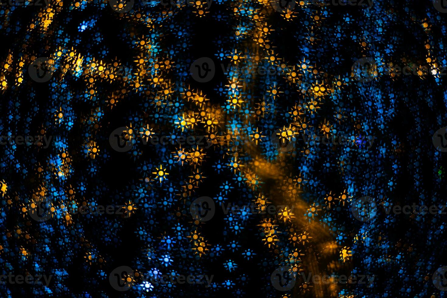 Abstract bokeh light shapes photo