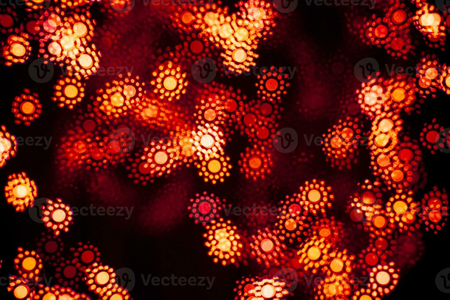 Abstract bokeh light shapes photo