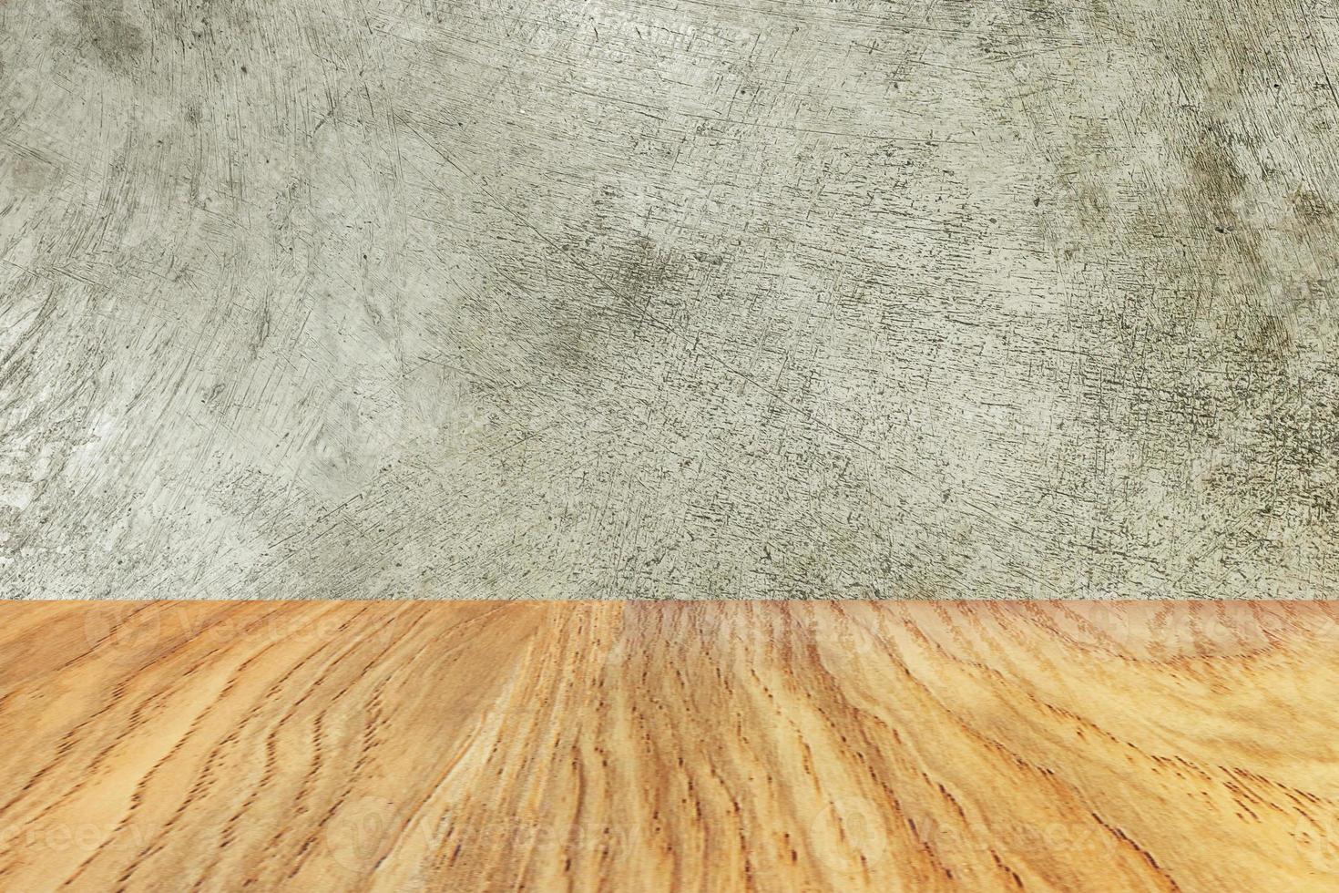 wood and cement texture image material for background. photo