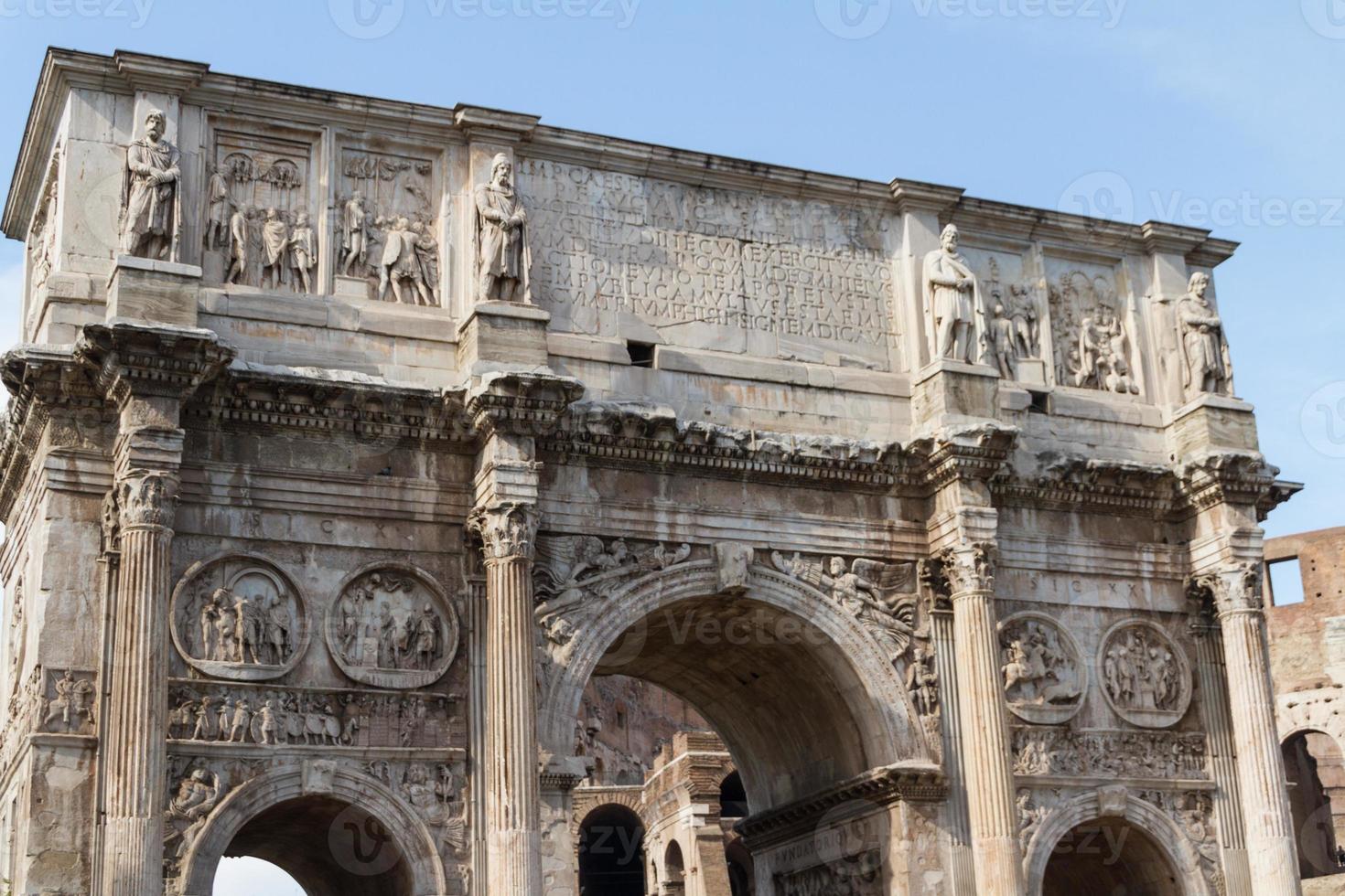 The Arch of Constantine, Rome, Italy photo