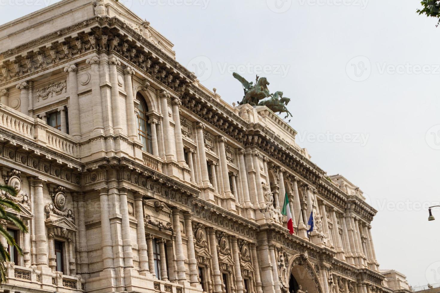 Rome, Italy. Typical architectural details of the old city photo