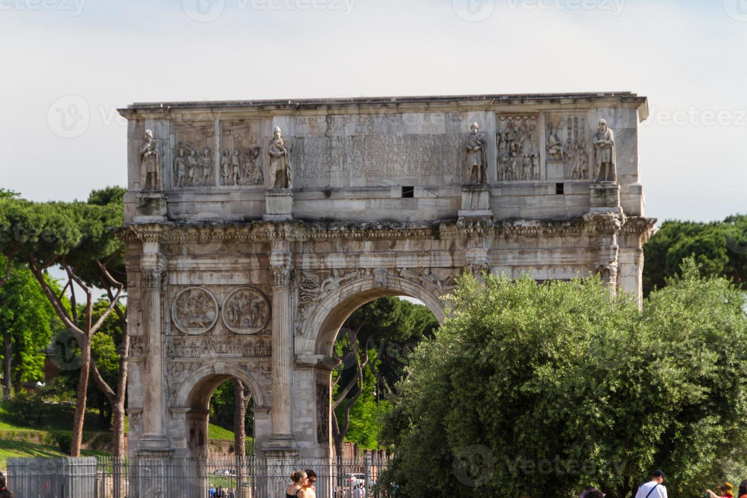 The Arch of Constantine, Rome, Italy photo