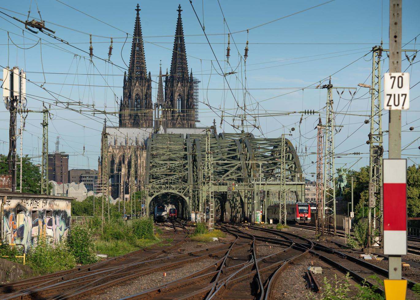 infraestructura urbana, sistema ferroviario foto