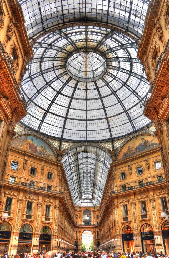 galería vittorio emanuele, venecia, italia hdr foto