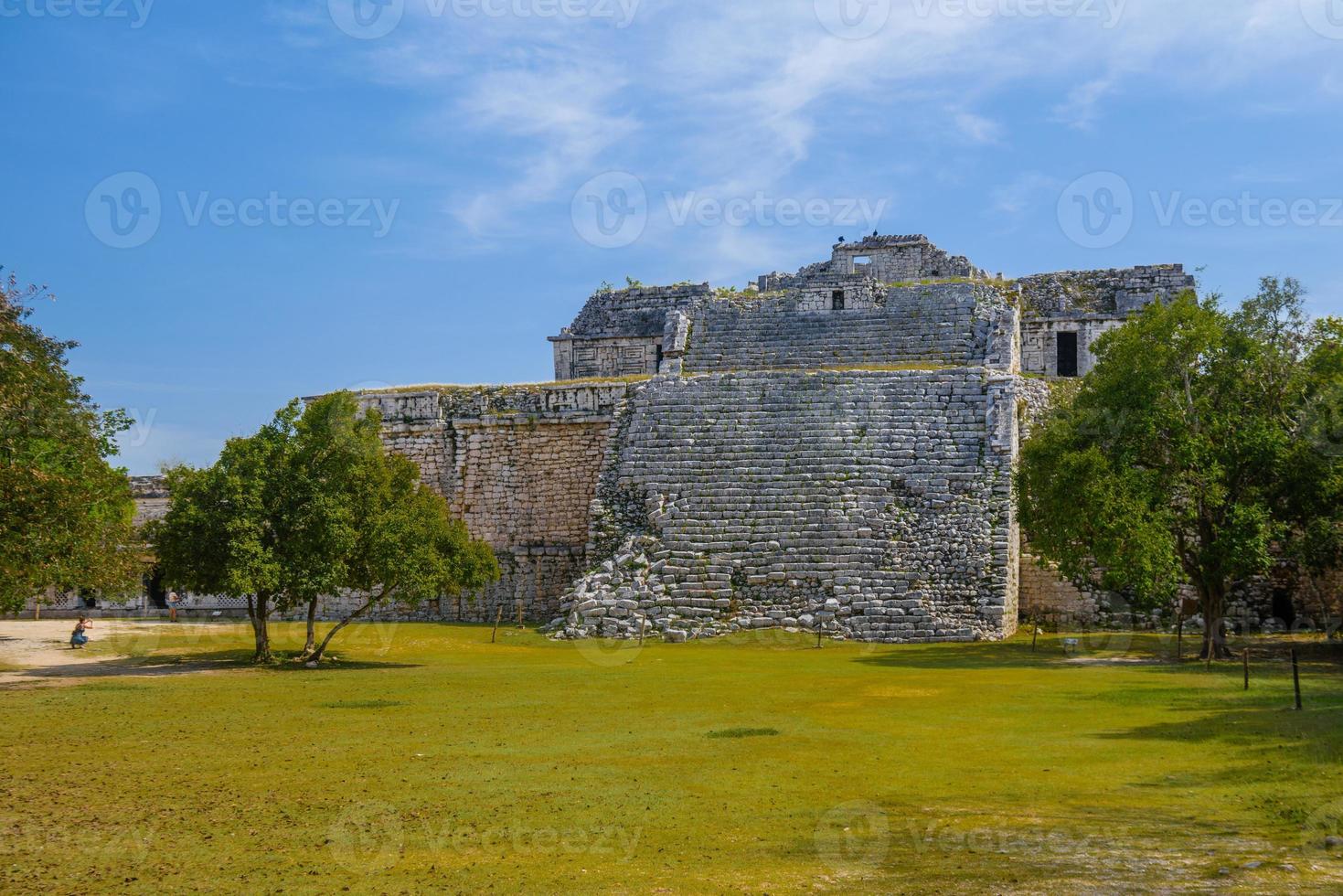 Worship Mayan churches Elaborate structures for worship to the god of the rain Chaac, monastery complex, Chichen Itza, Yucatan, Mexico, Maya civilization photo