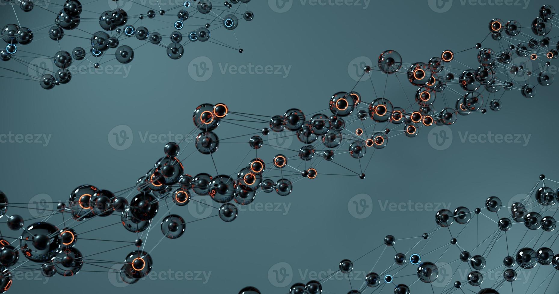 Abstract background design using pattern of interconnected metal particles in bright red and black color, diagonally lined particle set, gray gradient background, 3d rendering, and 4K size photo
