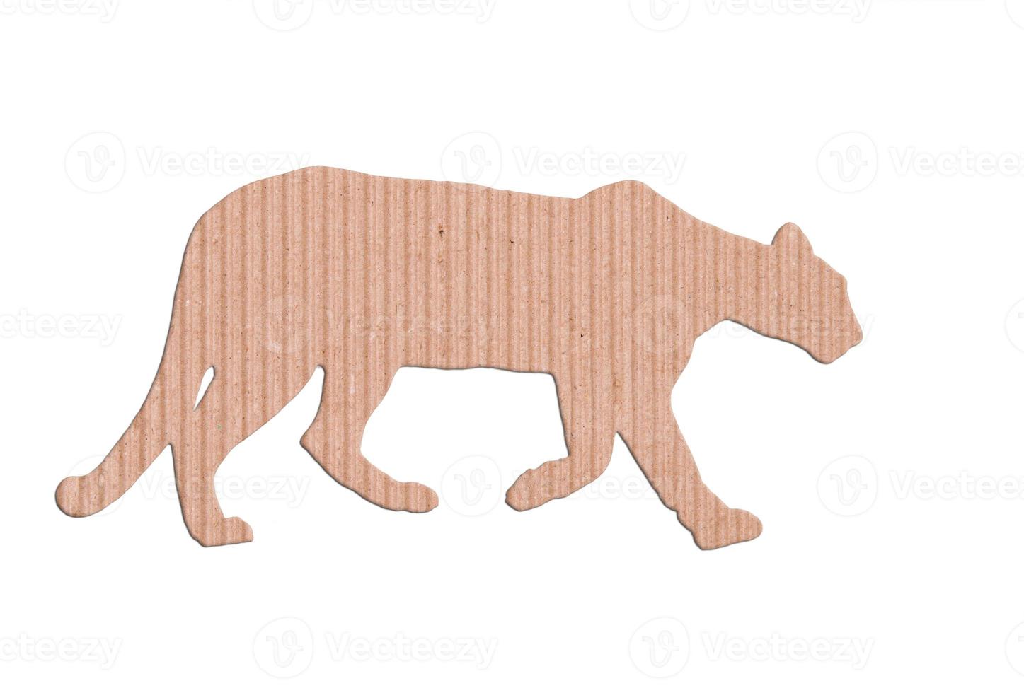 puma shape paper box photo