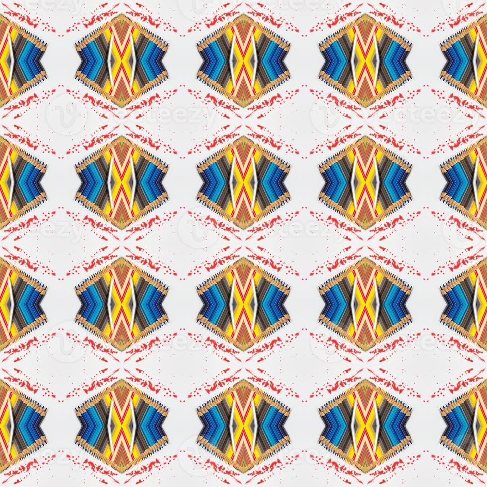 seamless closeup color pencil with dry red, Abstract pattern photo