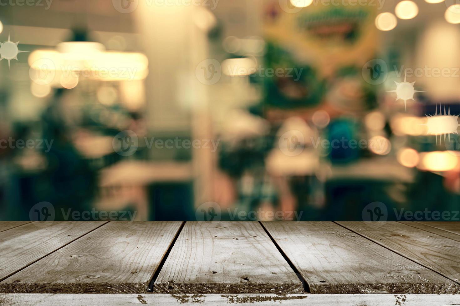restaurant blur background,vintage effect style photo