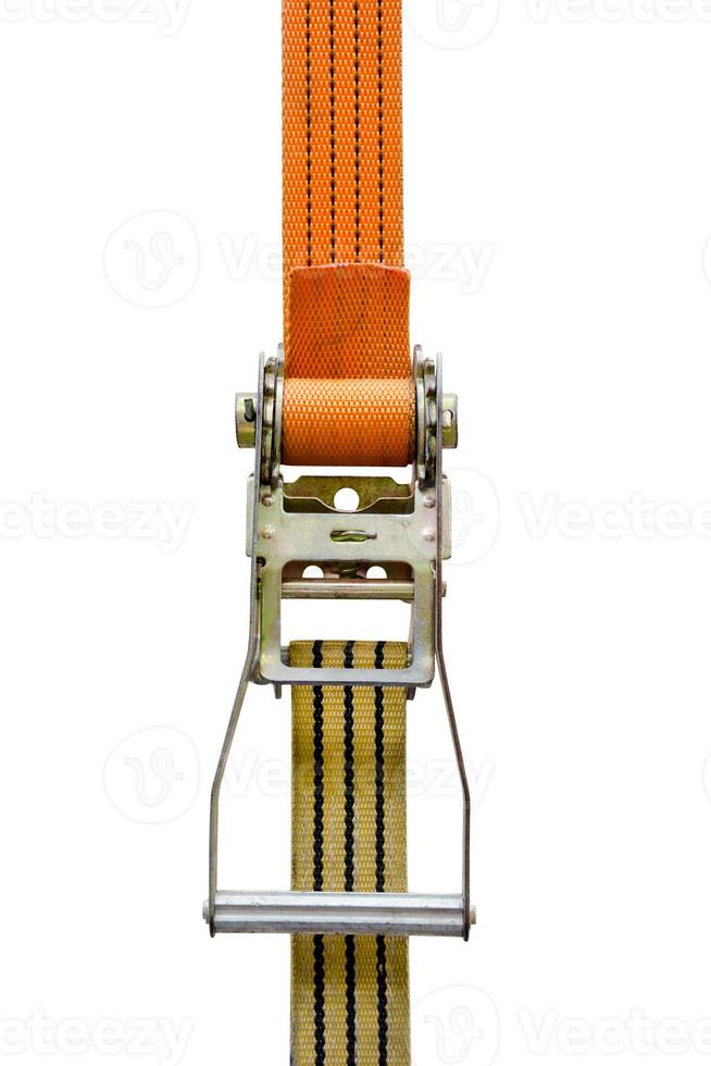 ratchet strap isolated on white background,clipping path photo