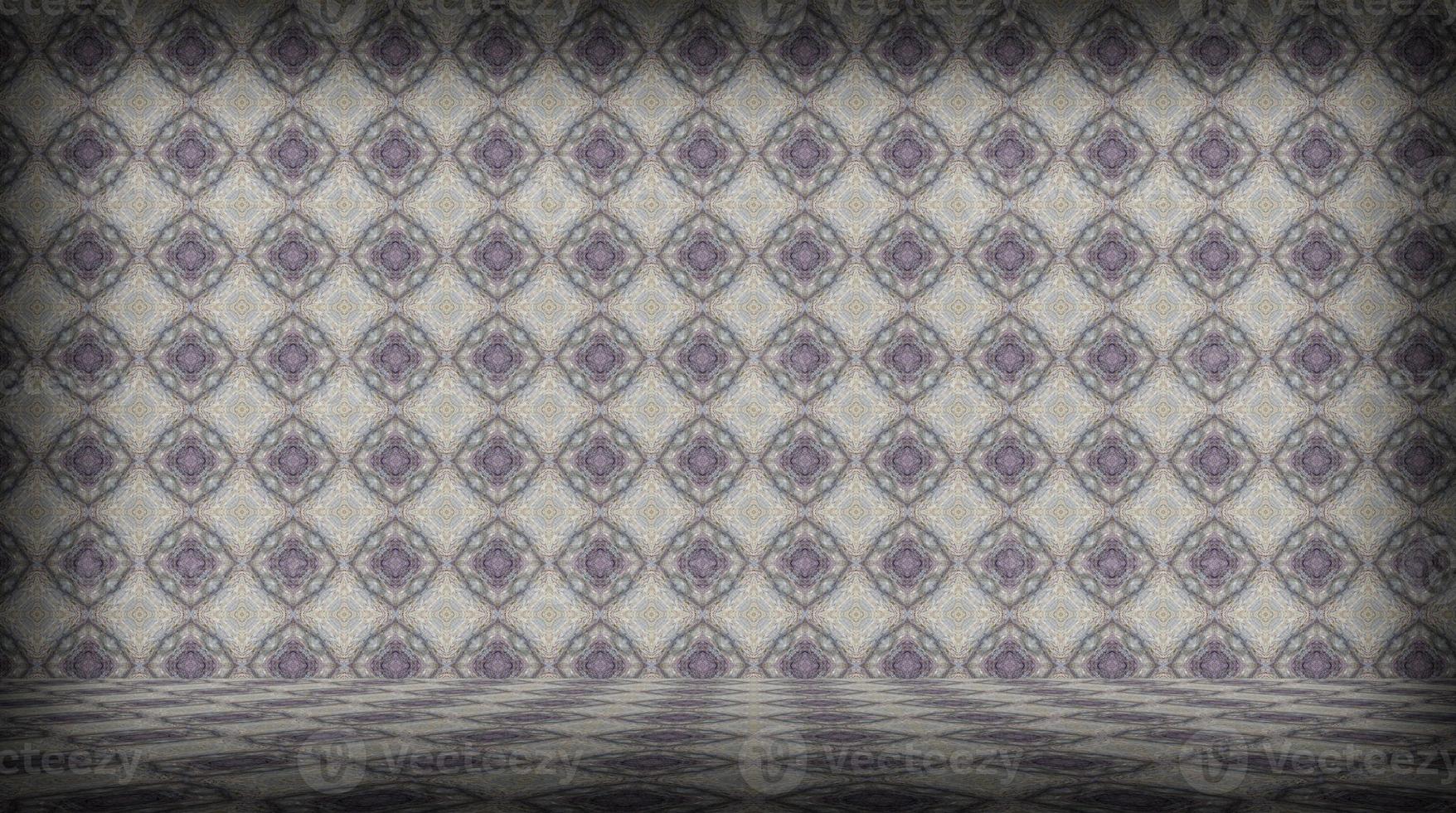 Empty room with abstract pattern,marble background photo