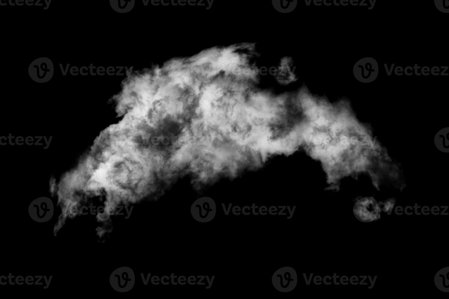 nube texturizada,negro abstracto,aislado sobre fondo negro foto