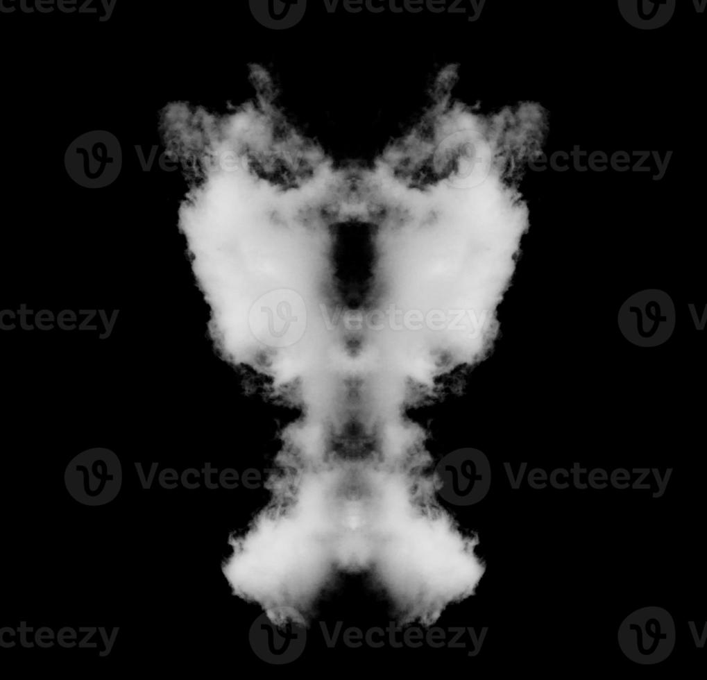 Cloud isolated on black background,Textured Smoke,Brush clouds,Abstract black photo