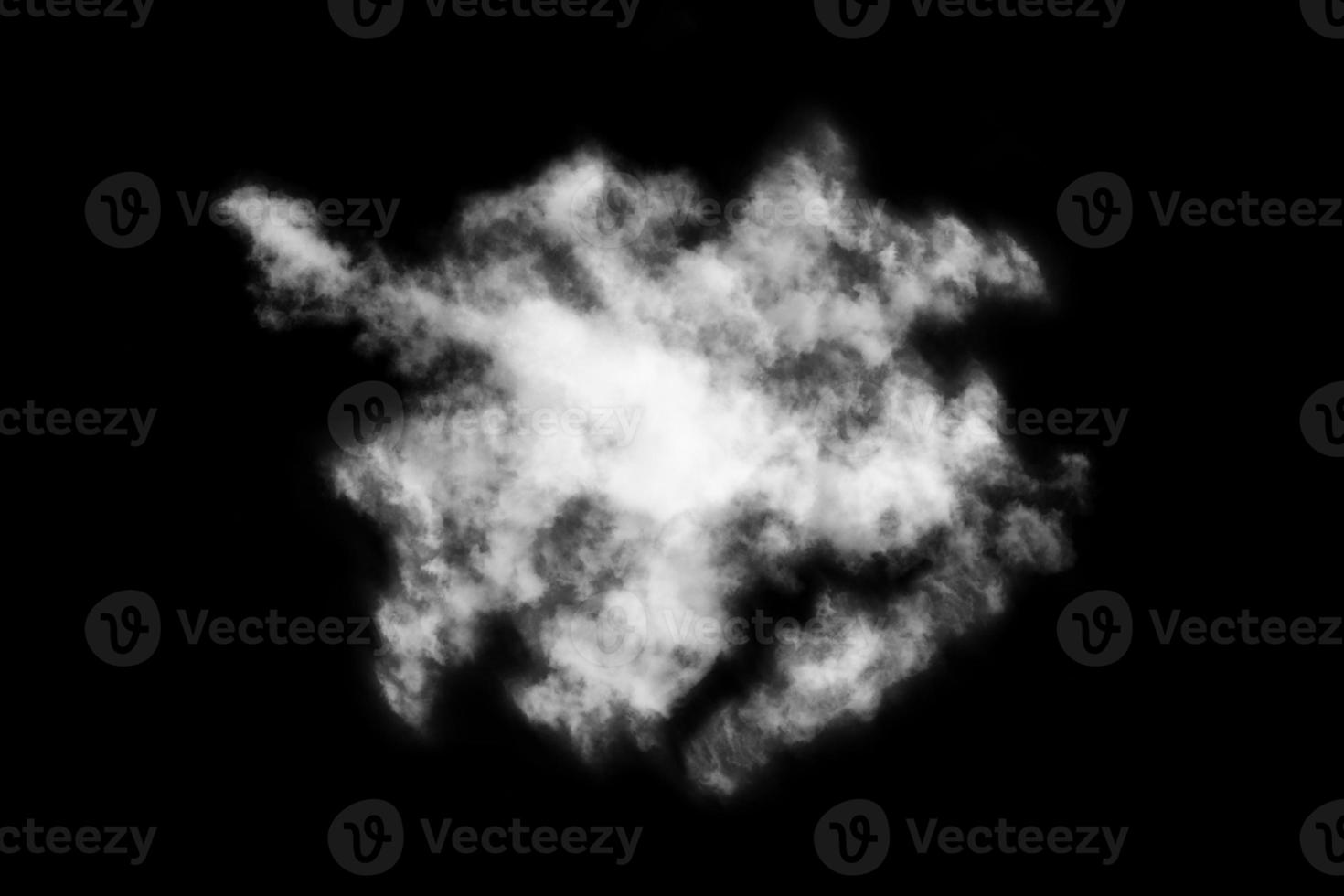 Cloud isolated on black background,Textured Smoke,Brush clouds,Abstract black photo