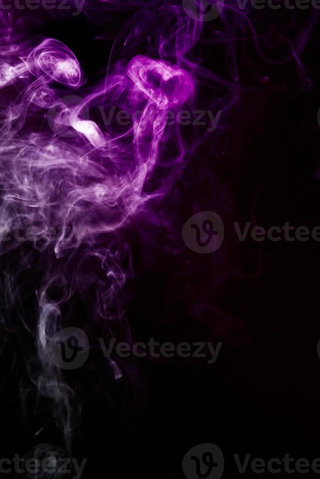 Blurred smoke-shaped Monster,black background photo