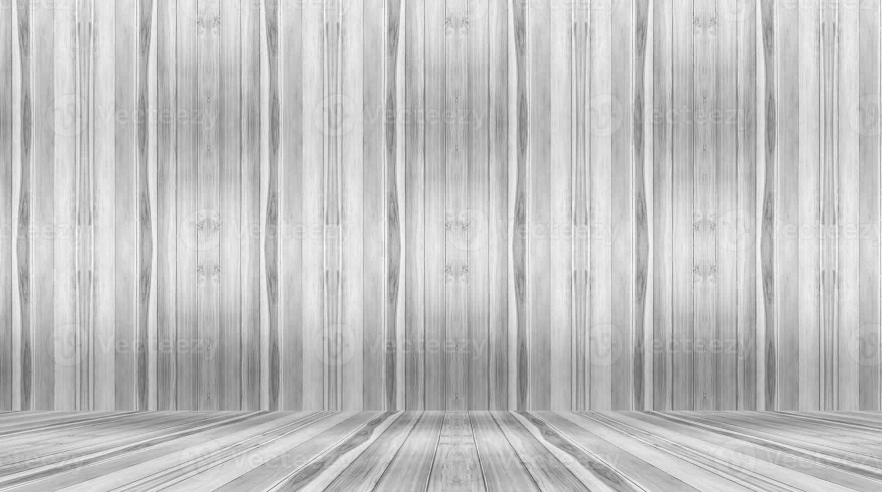 gray wall and floor, wooden room, Abstract background photo