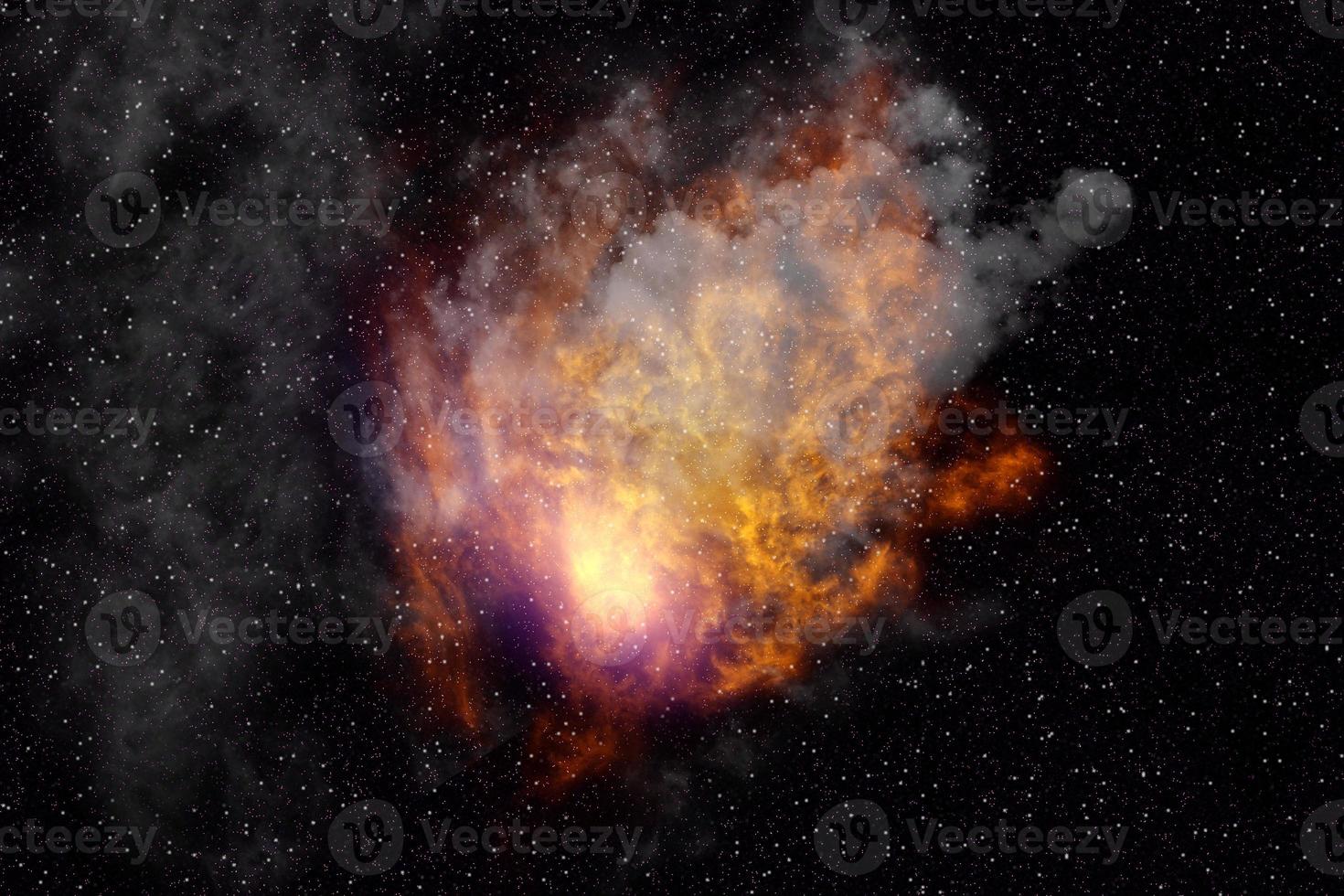 nebula in galaxy abstract background. photo