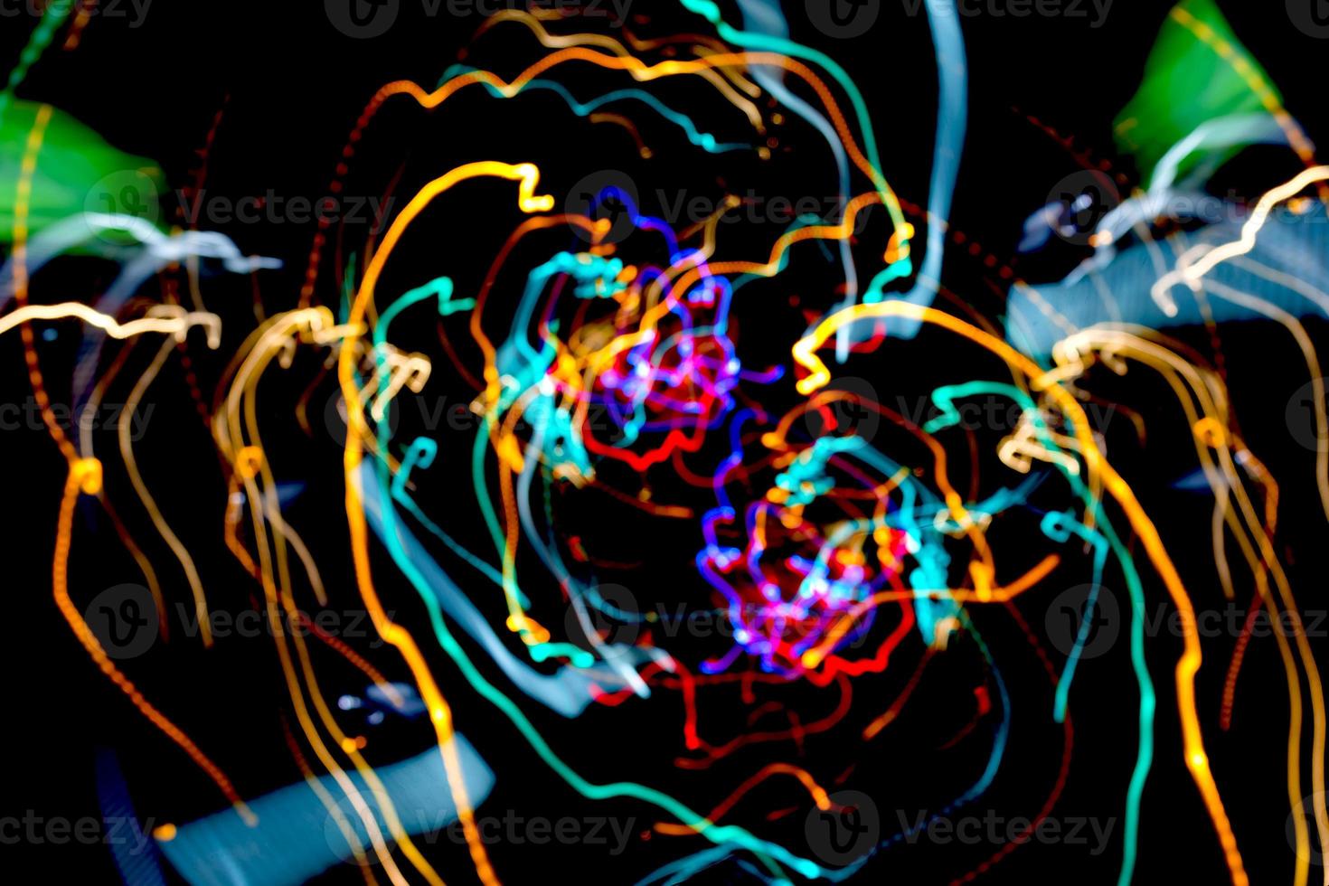 Night light line,abstract background photo