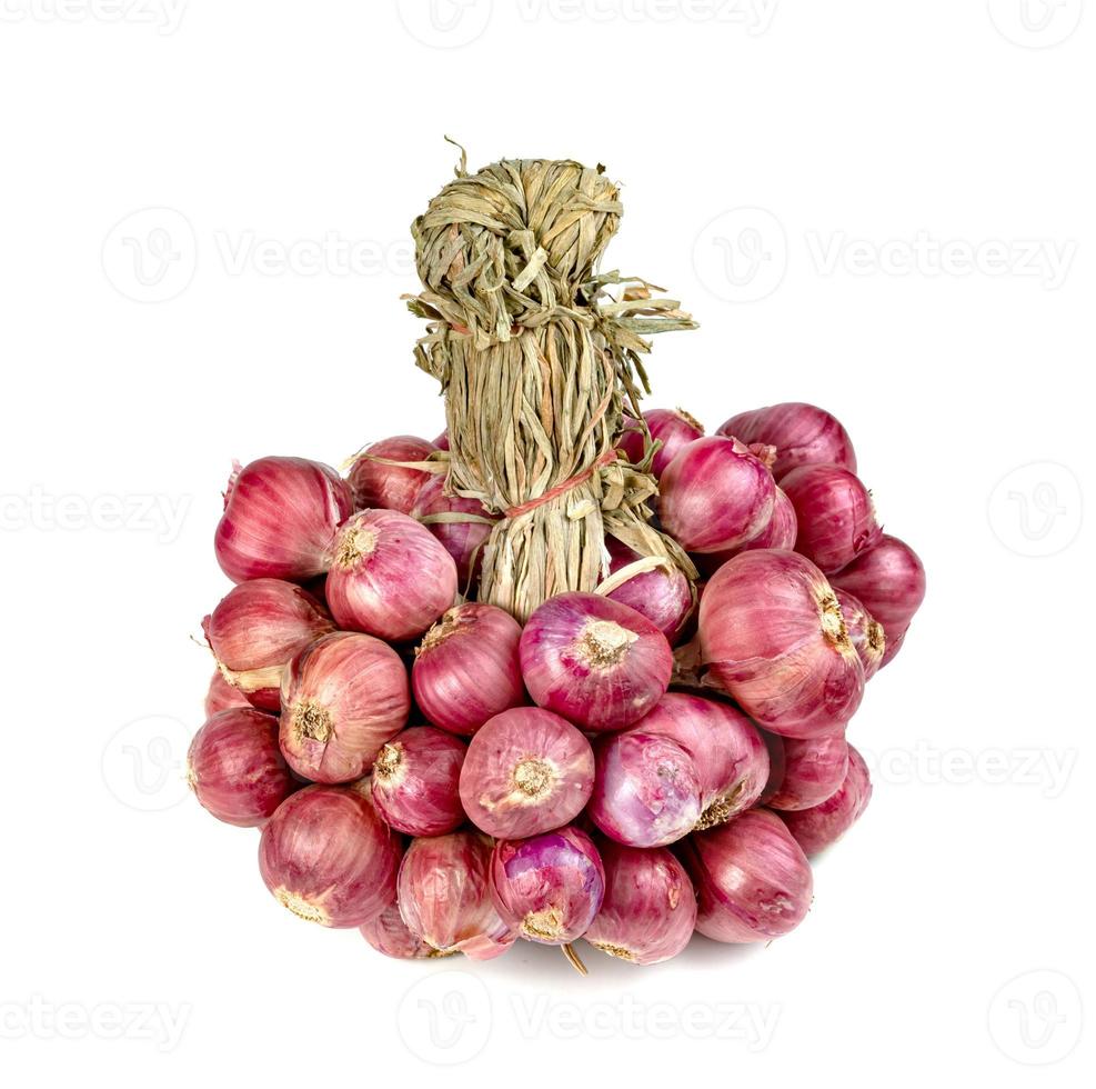 red onion or Shallots. shallots on wooden plate with . Selected focus.  Concept of spices in healthy cooking 10204956 Stock Photo at Vecteezy