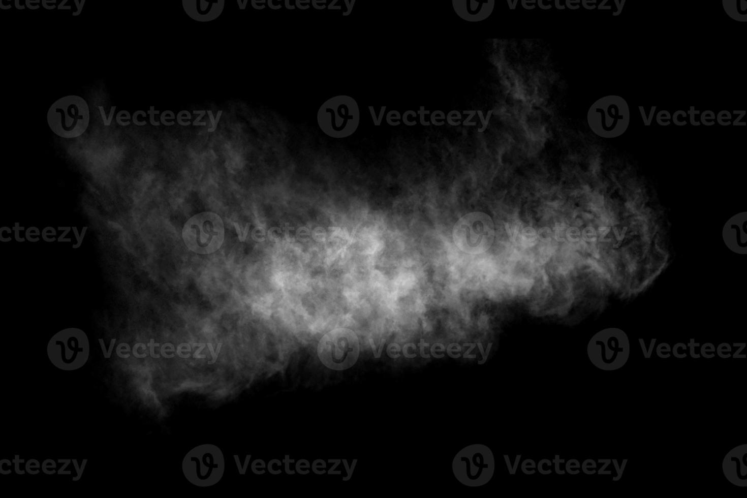 Textured Smoke,Abstract black,isolated on black background photo