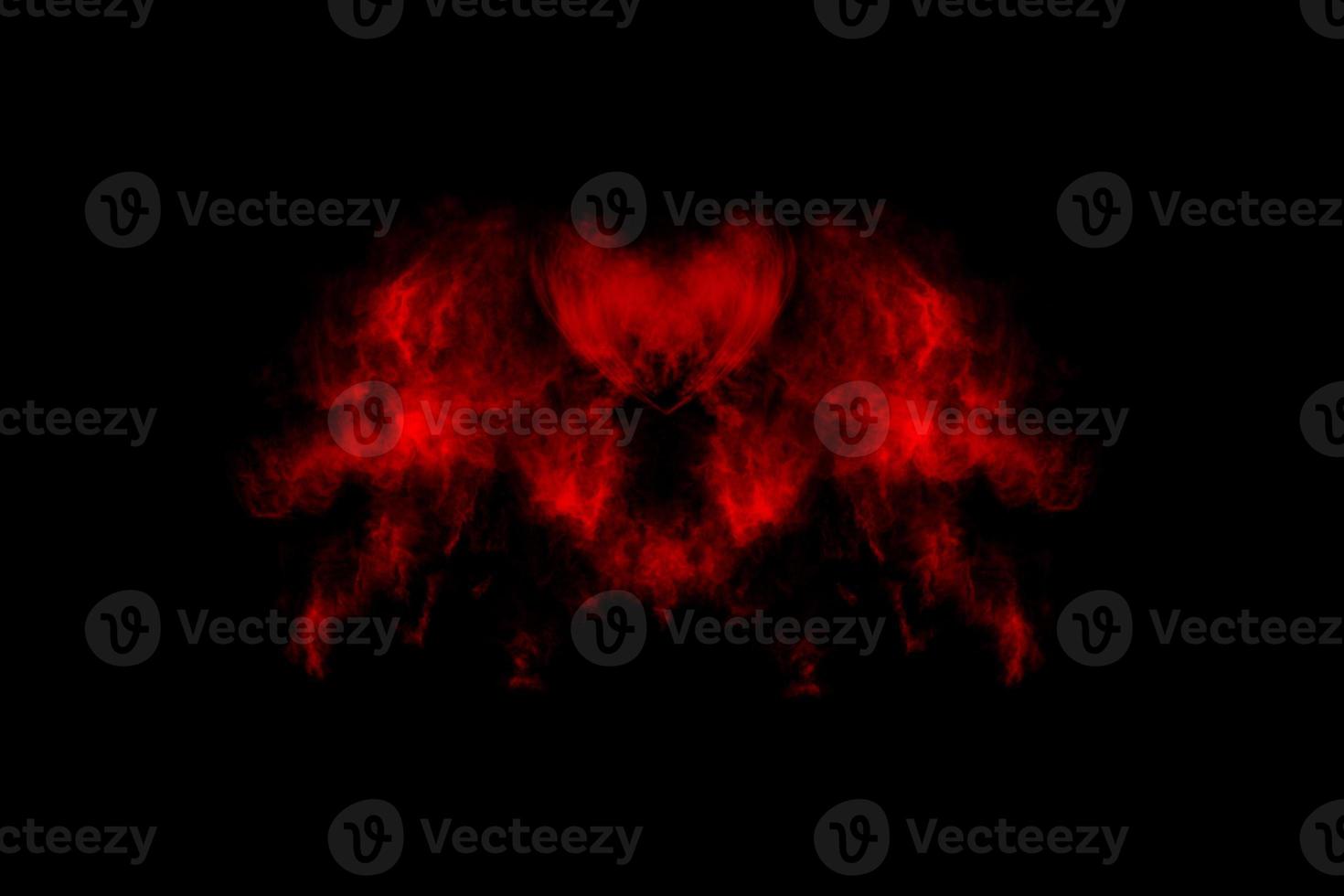 Textured Smoke, Abstract red photo