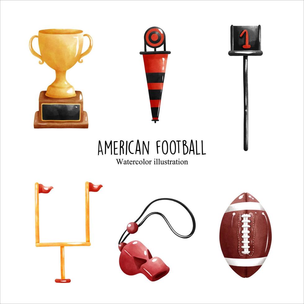American football, vector illustration