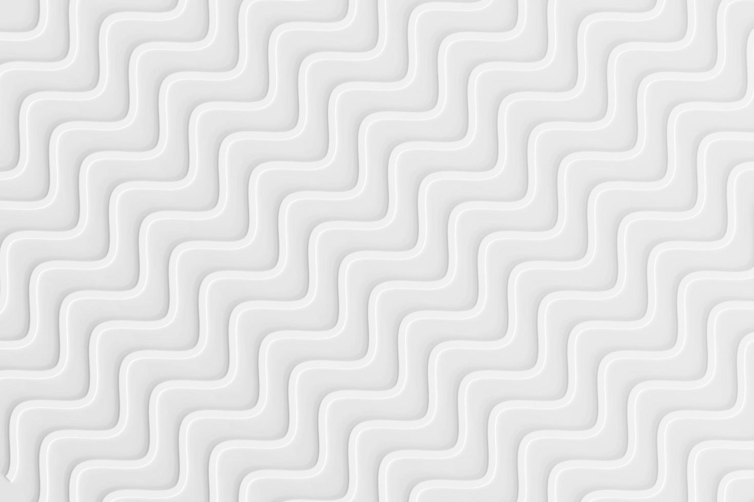 línea blanca de patrón ondulado abstracto, tarjeta de papel, corte de metal, grabado, tallado, marco, renderizado 3d foto