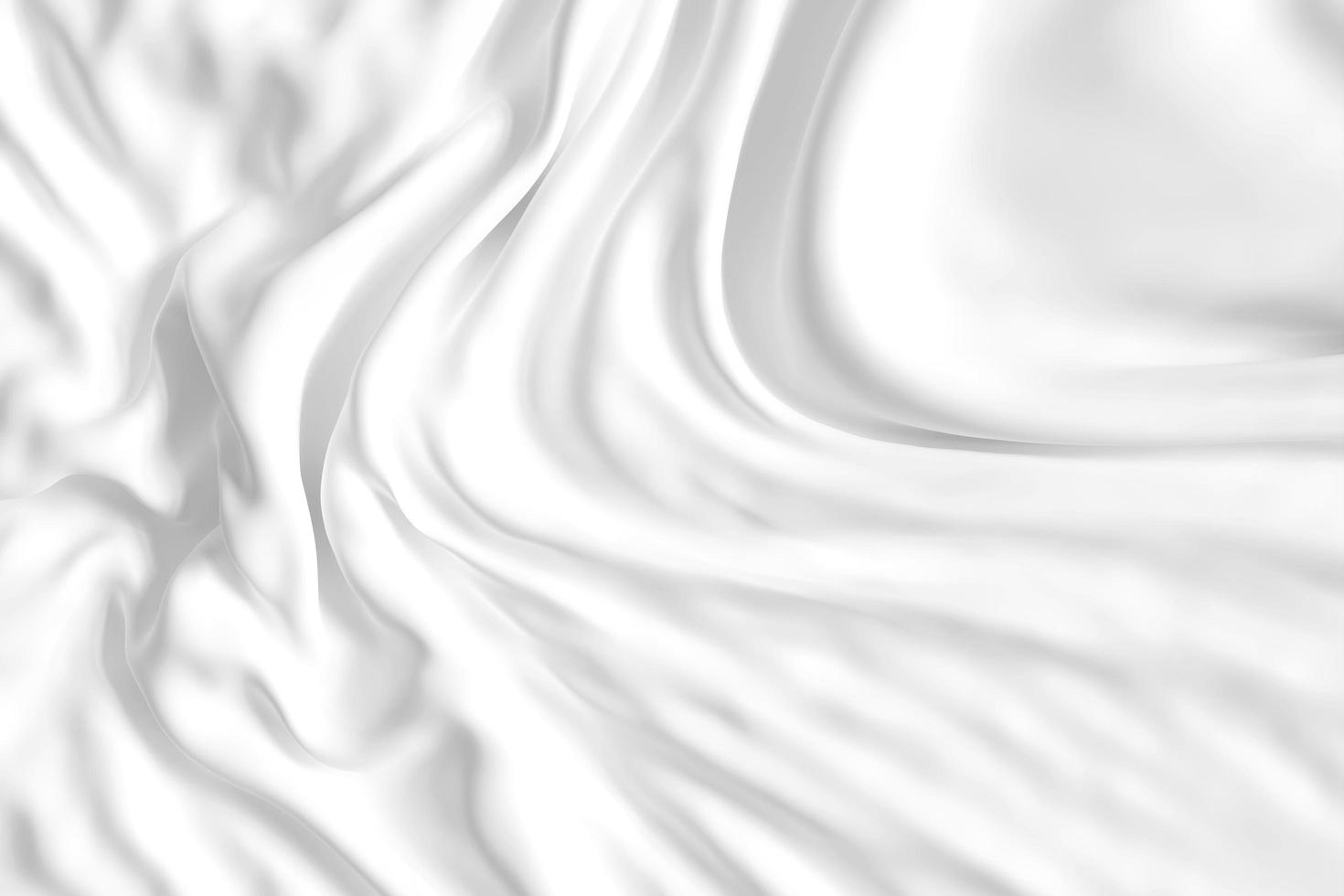 White silk background texture in abstract fabric folds, satin cloth or material for luxury elegant website or background designs. 3d rendering photo