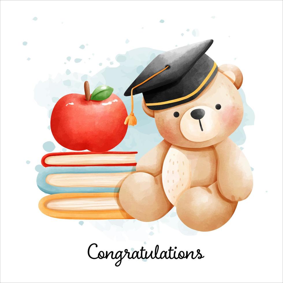 greetings card, congratulations card. Vector illustration