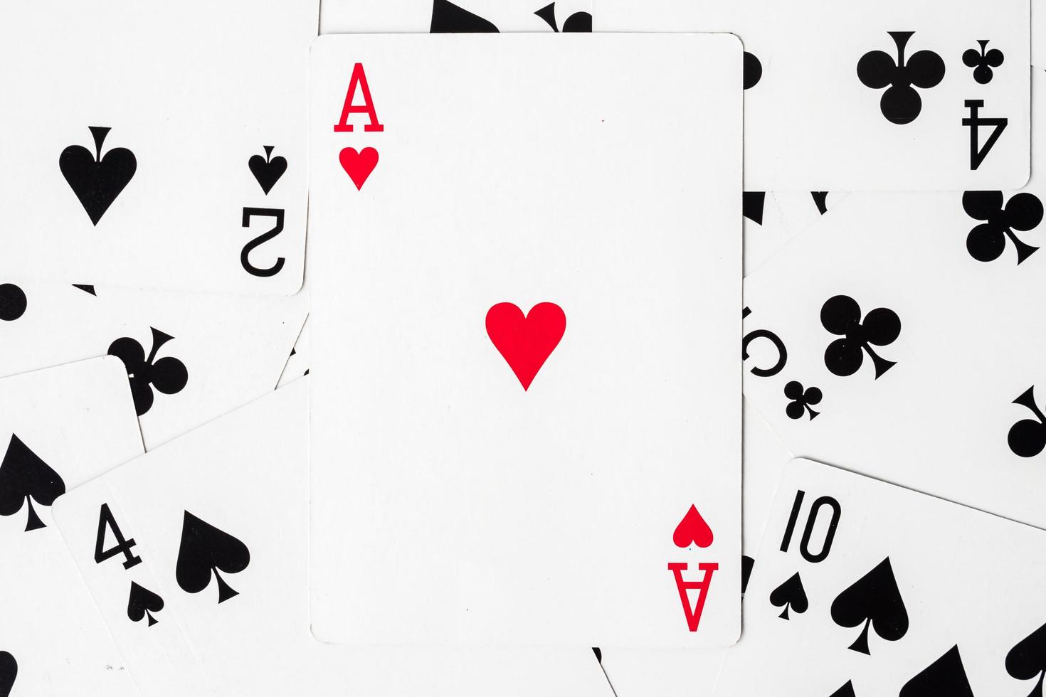 Background of Playing cards. photo