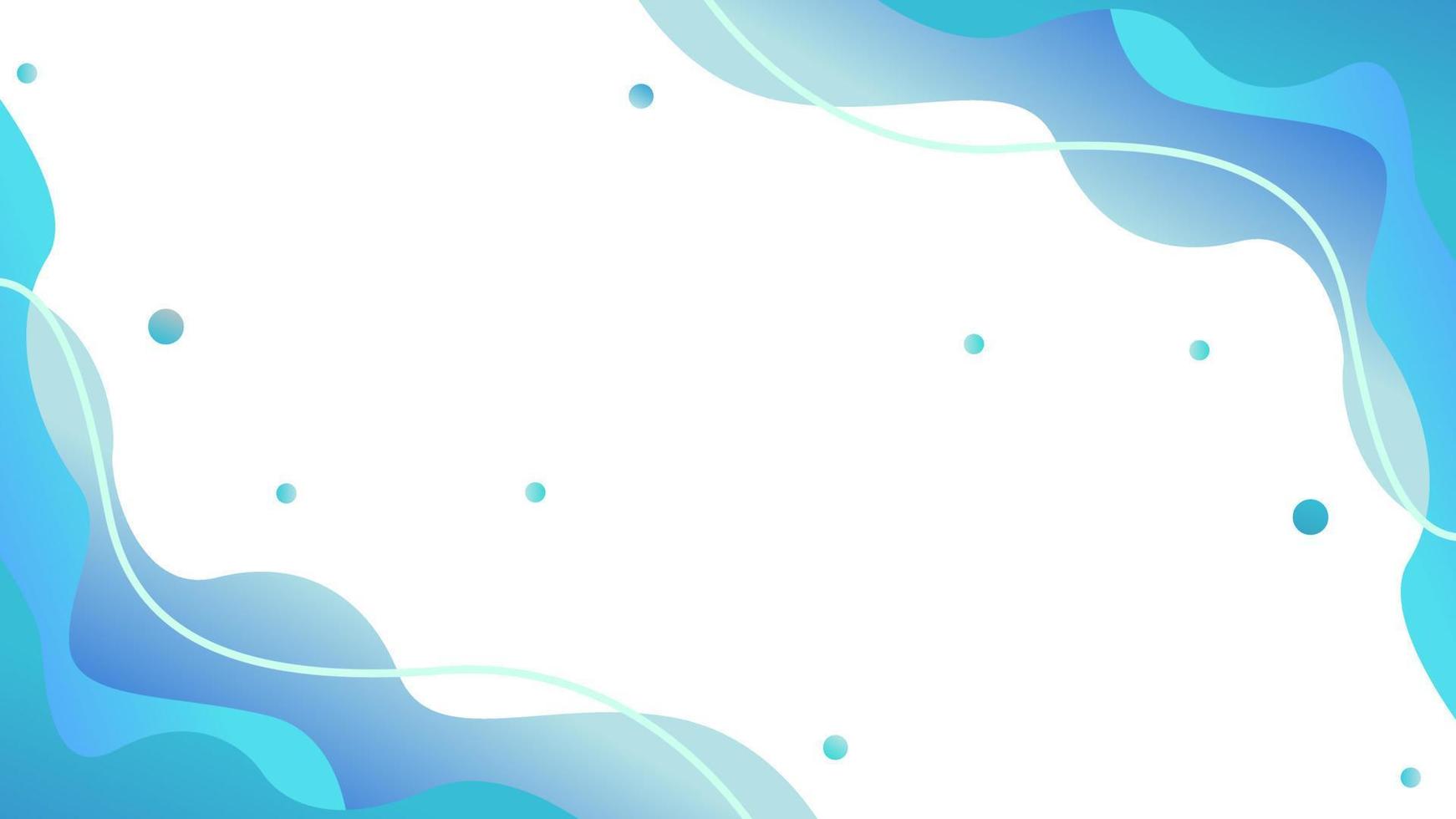 gradient blue fluid abstract background vector