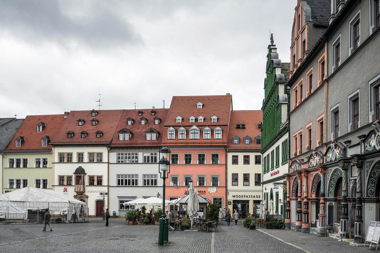 Weimar, Germany, 2014. Old Market Square in Weimar Germany photo