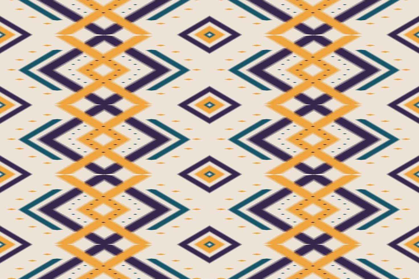 Ikat seamless pattern traditional. Abstract ethnic pattern art. American, Mexican style. Design for background, wallpaper, vector illustration, fabric, clothing, carpet, textile, batik, embroidery.