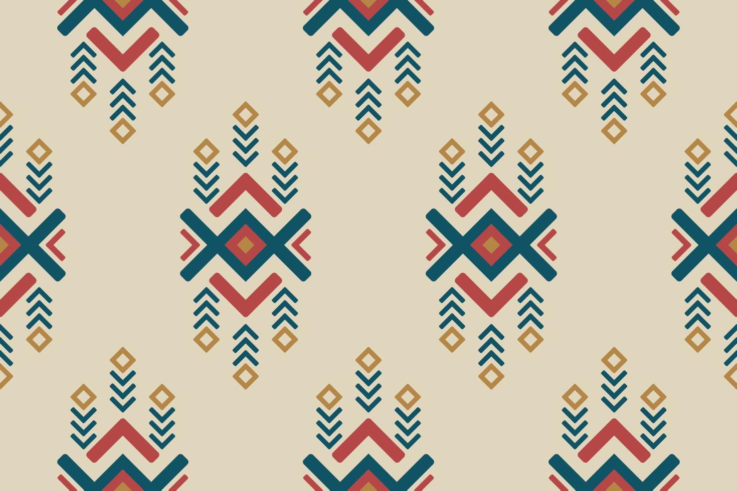 Geometric ethnic oriental seamless pattern traditional. Fabric Indian style. Design for background, wallpaper, vector illustration, fabric, clothing, carpet, textile, batik, embroidery.