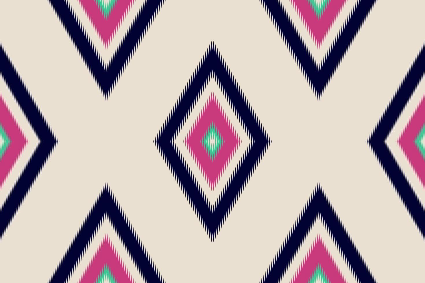 ikat de patrones sin fisuras tradicional. tela estilo étnico. diseño para fondo, papel pintado, ilustración vectorial, tela, ropa, moqueta, textil, batik, bordado. vector