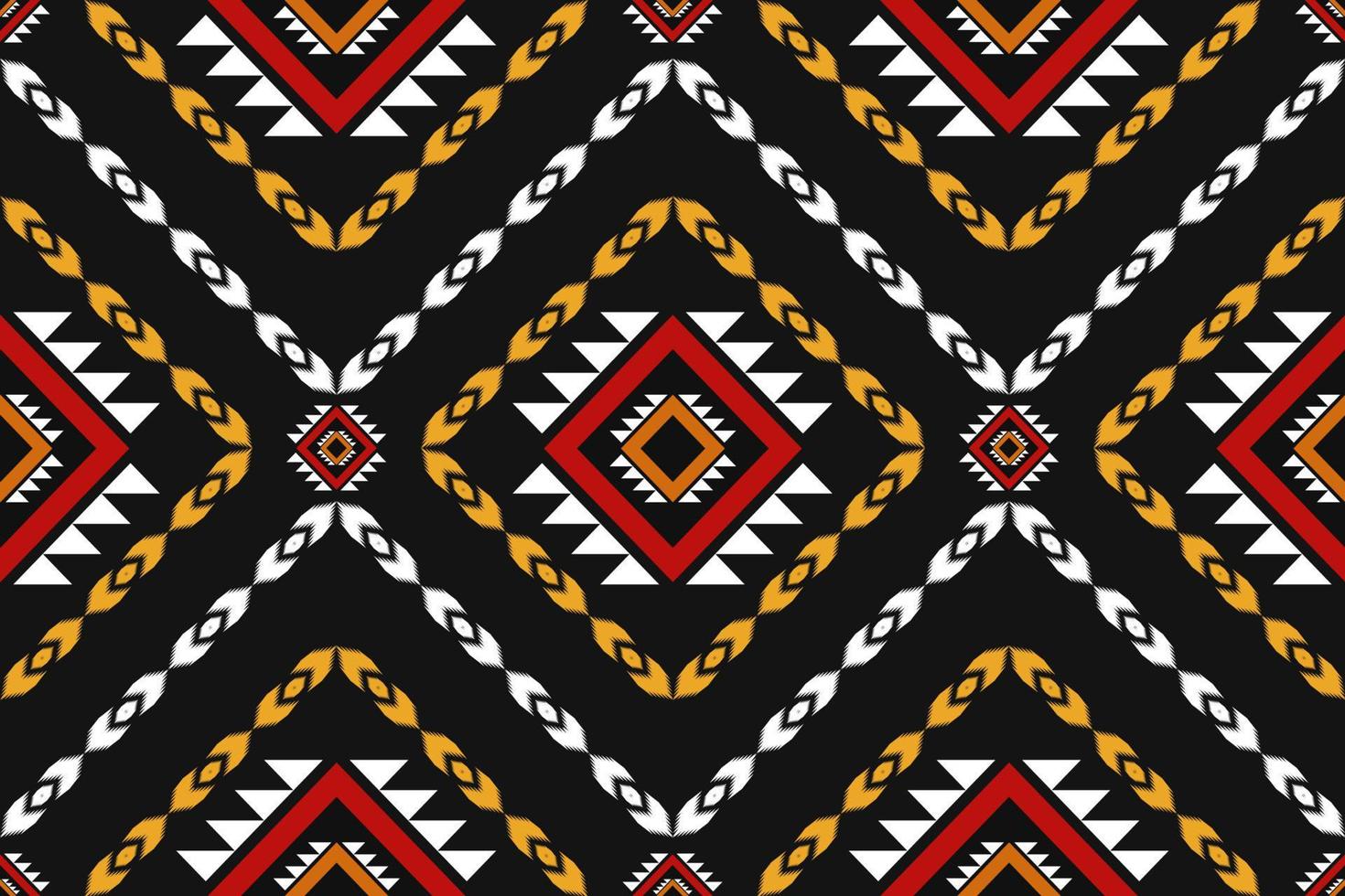 Abstract ikat pattern art. Geometric ethnic seamless pattern traditional. Design for background, wallpaper, vector illustration, fabric, clothing, carpet, textile, batik, embroidery.