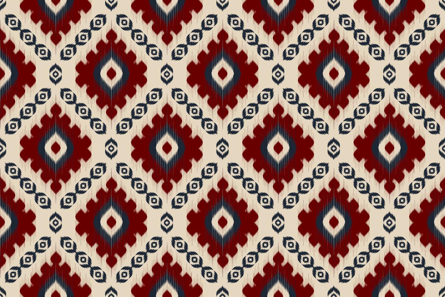 Ethnic oriental ikat seamless pattern traditional. Fabric Indian style. Design for background, wallpaper, vector illustration, fabric, clothing, carpet, textile, batik, embroidery.