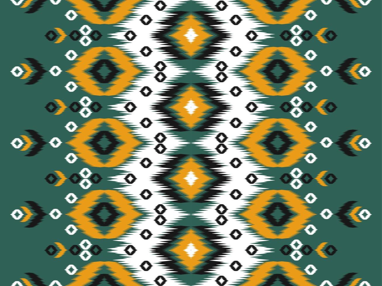 Ethnic oriental ikat seamless pattern traditional. Fabric Indian style. Design for background, wallpaper, vector illustration, fabric, clothing, carpet, textile, batik, embroidery.