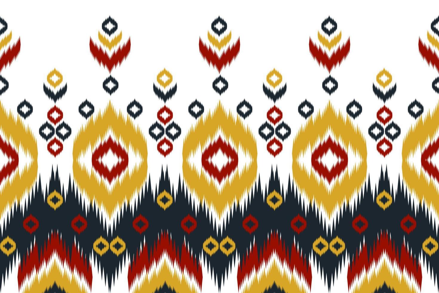 arte de patrones étnicos abstractos. ikat de patrones sin fisuras tradicional. estilo americano, mexicano. diseño para fondo, papel pintado, ilustración vectorial, tela, ropa, moqueta, textil, batik, bordado. vector