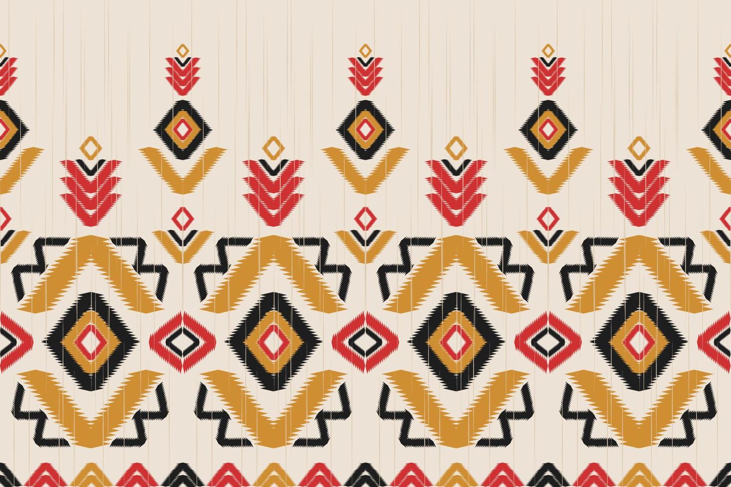 Abstract ethnic pattern art. Ikat seamless pattern traditional. American, Mexican style. Design for background, wallpaper, vector illustration, fabric, clothing, carpet, textile, batik, embroidery.