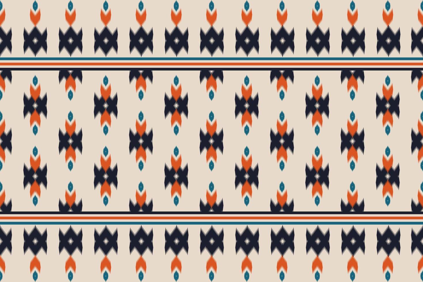 arte de patrones étnicos abstractos. ikat de patrones sin fisuras tradicional. estilo americano, mexicano. diseño para fondo, papel pintado, ilustración vectorial, tela, ropa, moqueta, textil, batik, bordado. vector