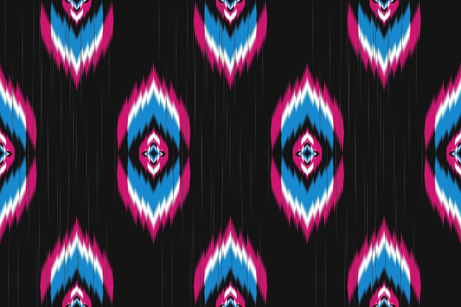 étnico oriental ikat de patrones sin fisuras tradicional. tela estilo indio. diseño para fondo, papel pintado, ilustración vectorial, tela, ropa, moqueta, textil, batik, bordado. vector