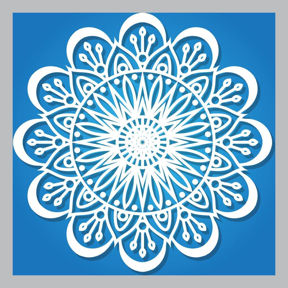 Luxury mandala background design vector
