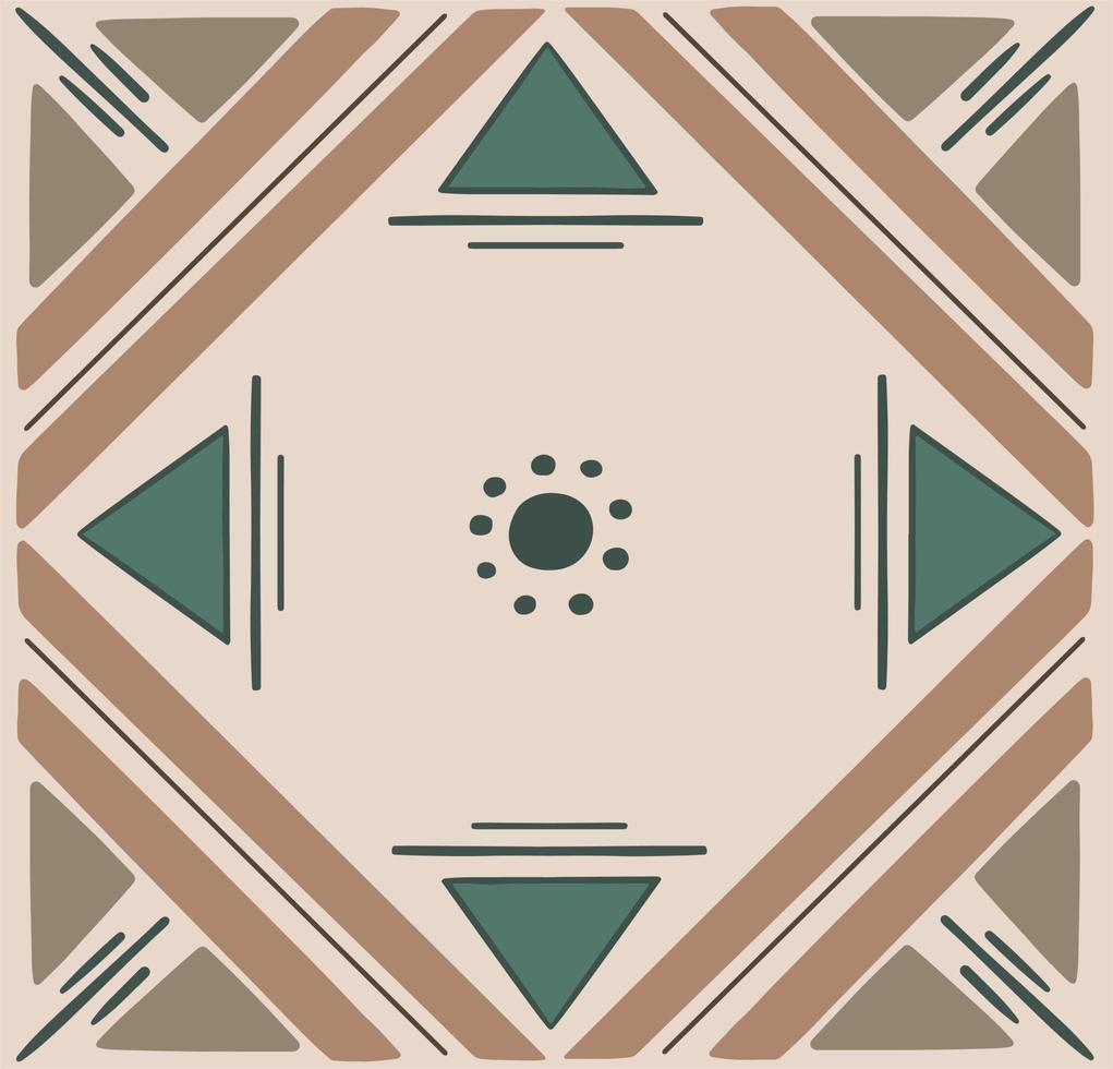 pattern ethnic motifs geometric seamless background. geometric shapes sprites tribal motifs clothing fabric textile print traditional design with triangles. vector