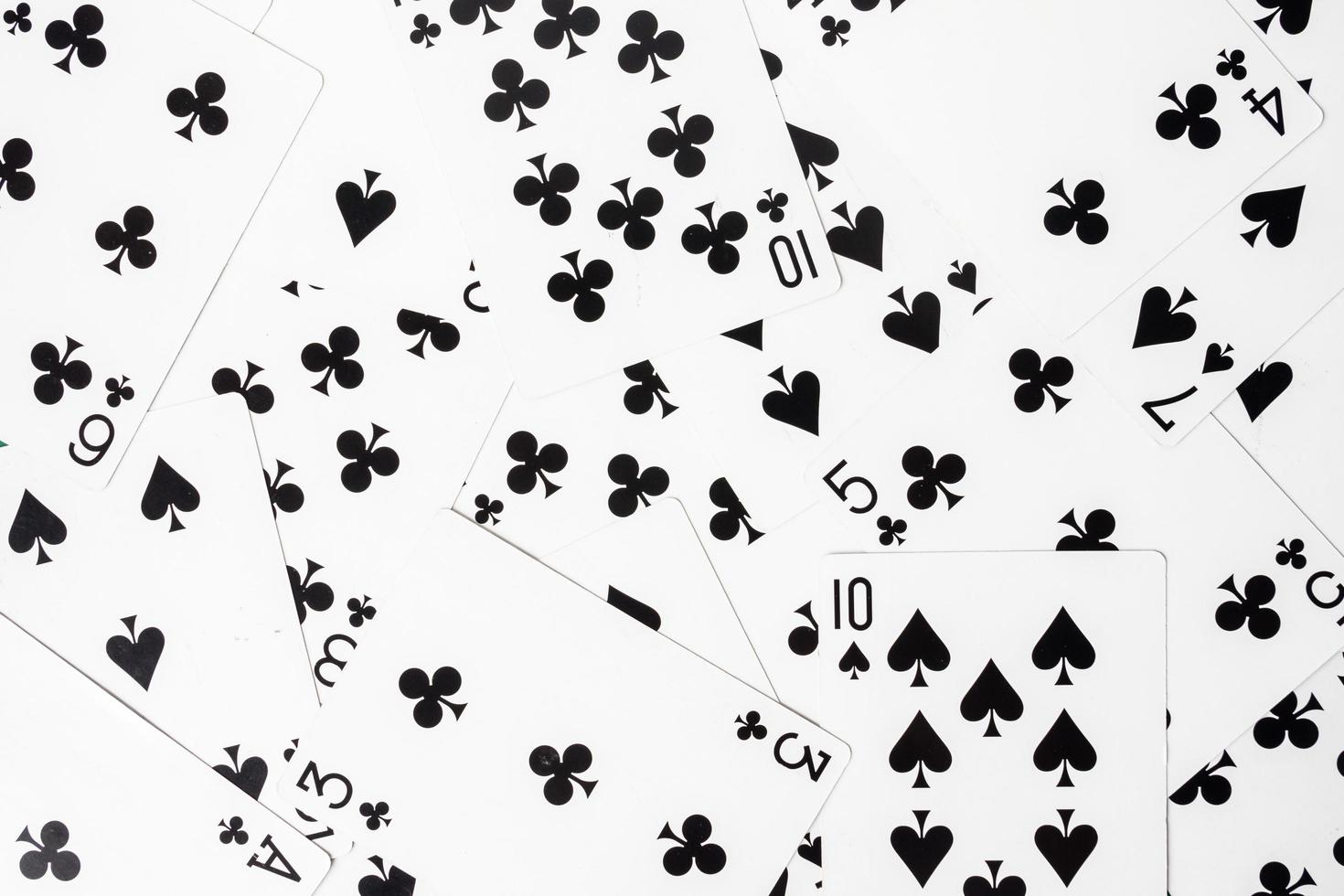 Background of Playing cards. photo