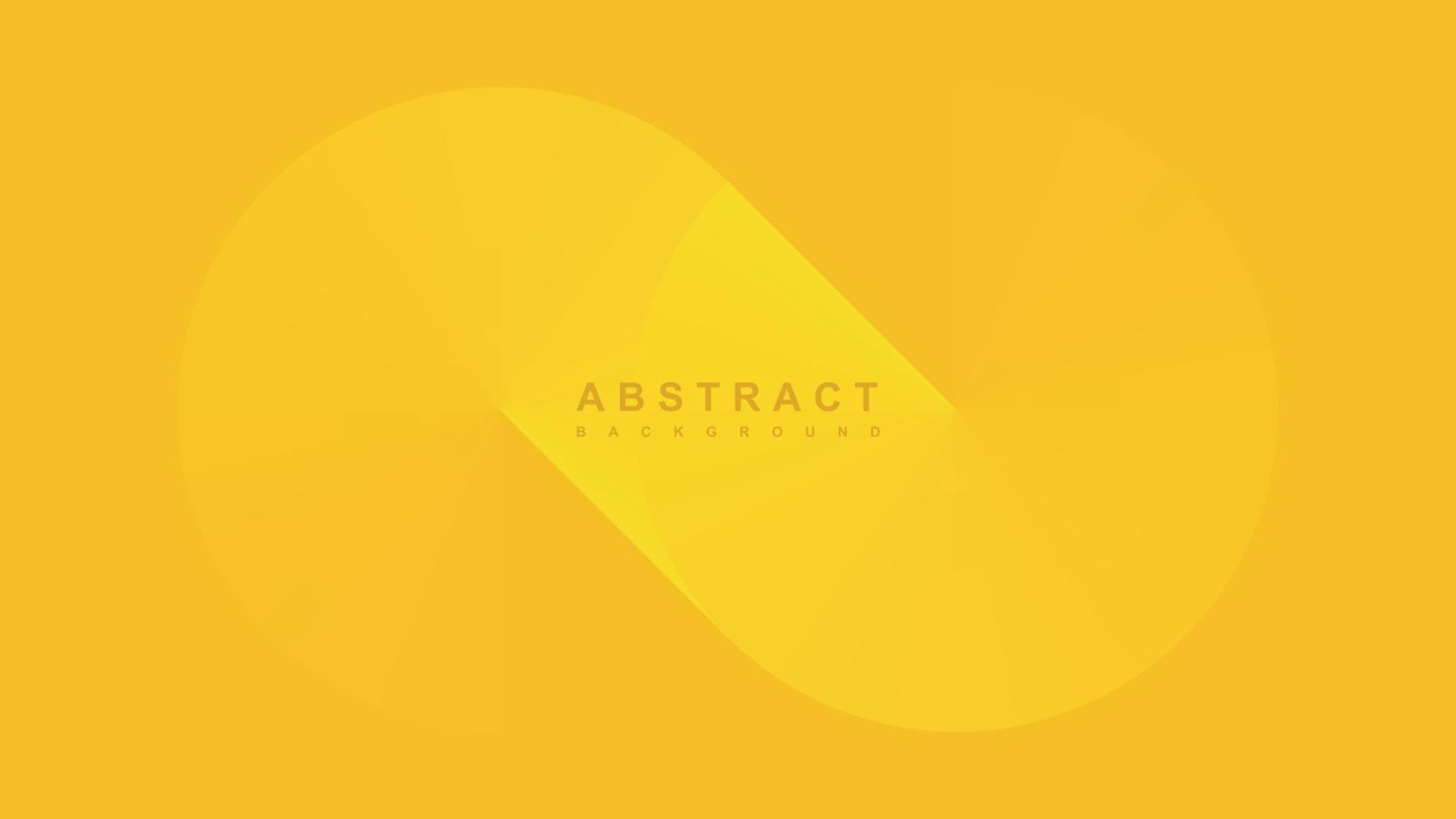 Abstract yellow tone background with diagonal papercut lines vector
